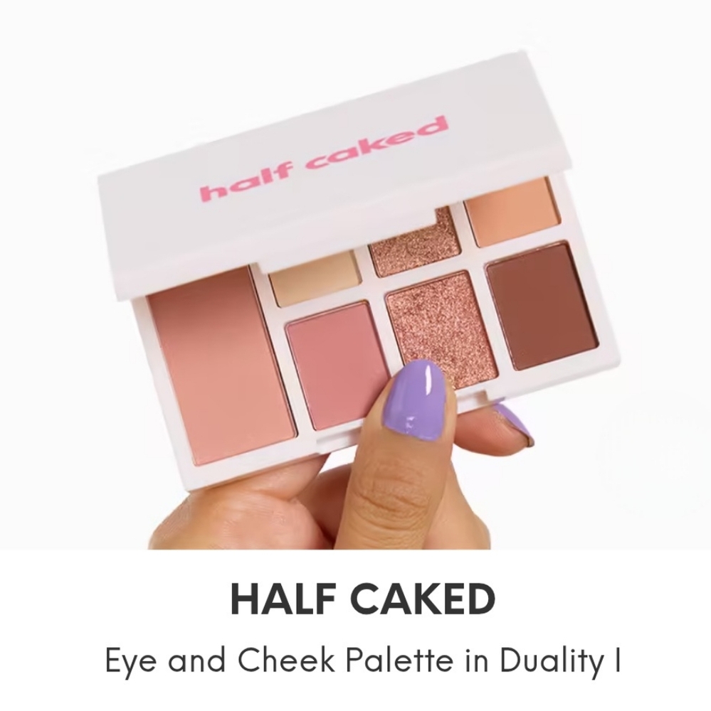 😍HALF CAKED Eye & Cheek Palette In Duality I